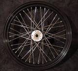 New 2008 ^ Front Black/Chrome 40 Spoke Wheel Rim 23X3 Harley FLHR FLHT FLTR Tour