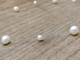 Vtg 14K Yellow Gold Linkage & 15 Cultured Pearls 15 Inch Plastic Necklace Jewelr