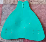 Vtg Harley Indian Deco Mudflap Knucklehead Panhead Green Jewels Motorcycle Acc