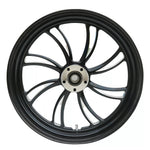 Black Twisted Vortex Rear Wheel 18x3.5 2000-2007 Harley Touring Electra Glide