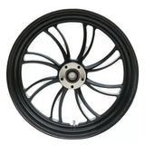 Black Twisted Vortex Rear Wheel 18x3.5 2000-2007 Harley Touring Electra Glide
