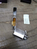 Vtg NOS 1980 Zippo Slim Cigarette Lighter Polished Chrome Altech 30 Year Award!