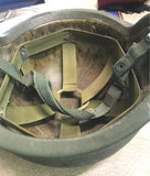 Pa Helmet Small Ballistic Material Has Chin Strap Green