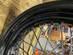 Black 4.5x17 Rear Wheel 25mm Harley Dyna FXD FXDL Wide Glide OEM Spok Street bob