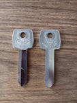 Pair Curtis H-51 Key Blank Vintage Ford Ignition Door lock Truck Car USA!