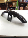 4" Wide Front Fender Harley-Davidson Motor Narrow Glide Softail Black Paint FXST