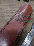 Vtg Kanetsune Seki Japan Custom Made Fixed Blade Knife 3.5" Blade 3.5" w/Sheath