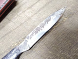 Vtg Kanetsune Seki Japan Custom Made Fixed Blade Knife 3.5" Blade 3.5" w/Sheath
