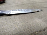 Vtg Kanetsune Seki Japan Custom Made Fixed Blade Knife 3.5" Blade 3.5" w/Sheath