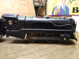 Vtg Marx O Gauge Train Set Steam Locomotive Tender 3 Cars Lights Work Runs Good
