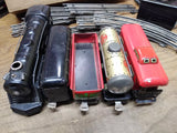 Vtg Marx O Gauge Train Set Steam Locomotive Tender 3 Cars Lights Work Runs Good