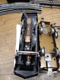 Vtg Marx O Gauge Train Set Steam Locomotive Tender 3 Cars Lights Work Runs Good