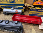 1953 Vtg American Flyer 5312T Train Set 302 Locomotive Steam Engine Freight Cars