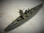 vtg antique CKO Kellerman K-351 Battleship wind up toy Germany WW2 tested works