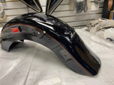 Vivid Black Stripe Rear Fender Harley Fatboy Flstf OEM 1990-1999 Factory Paint