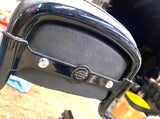 Holdfast Backrest Sissybar Harley Fat bob With Pad OEM FXFB FXFBS Black 52300456