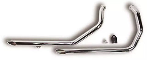 Chrome Drag Pipe Harley Davidson Sportster 1986-2003 Goose Style New 40" 1 3/4"