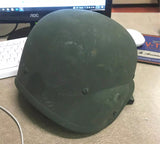 Pa Helmet Small Ballistic Material Has Chin Strap Green