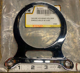Custom Guage Speedometer Tach Mount Bracket Chrome Harley Sportster Dyna FXR