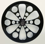 Kool Kat Front Wheel Black 23x3.5 Single Disk Harley baggers Choppers Softail