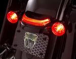 Ciro Lightstrike Black Crown LED Taillight 2014 Harley Touring Street FLH Glide