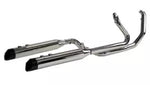 Khrome Werks Chrome 2 Step Crossover Headers 4.5 Edge Slip on Harley FLH M8 Tour