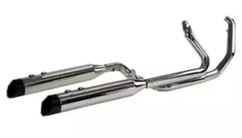 Khrome Werks Chrome 2 Step Crossover Headers 4.5 Edge Slip on Harley FLH M8 Tour