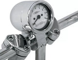Baron Custom Bullet Billet Tachometer Clamp On Harley Softail Chopper Dyna FXR!