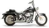 Samson 2 1/4" Harley Softail Heritage Fatboy Custom Exhaust Pipes 86-99 Turn Dow