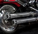 RCX 3" Slip on Mufflers Tips 2018^ Harley Davidson Heritage Deluxe Softail M8