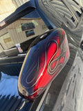 Custom Paint Sportster Gas Tank 2007^ 883 1200 Iron candy red skulls Airbrush!