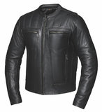 Thunderhead Men's Ultra Leather Motorcycle Jacket Large