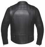 Thunderhead Men's Ultra Leather Motorcycle Jacket Large