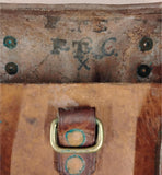 WWI 1915 Canadian Dismounted Pattern Leather Ammunition Pouch - Oliver Equipment