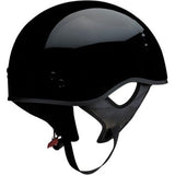 Z1R Vagrant NC Half Helmet Rose Black Large L DOT Drop Down Sun Visor