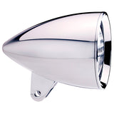 Headlight 4-1/2 Polished Concours Rocket Housing Headwinds Harley Chopper Stretc