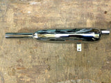 TRIUMPH MUFFLER Chrome Left Side Silencer 3TA 5TA T90 T100 Peashooter Silencer