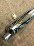 TRIUMPH MUFFLER Chrome Left Side Silencer 3TA 5TA T90 T100 Peashooter Silencer