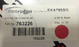 SCORPION SLIP-ON EXHAUST Kawasaki Z1000 07-08 Stainless Steel Silencer 763226