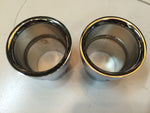 HARLEY SPORTSTER SANTEE EXHAUST PIPES 2.5" 50 CAL. 'SNUB NOSE'  883 1200 2004^