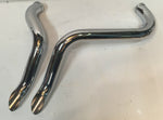 1 3/4" Chrome LAF L.A.F Drag Pipes Exhaust Harley Softail Touring Dyna Sportster