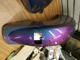Custom Paint Set Gas Tank Fenders Harley Fatboy 2004-2007 Flip Flop Green Purple