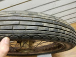 Front Wheel Tire Stock Honda CB 550 750 Motorcycle rusty straight rat rod parts