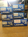 Vtg LIONEL SPIRIT OF 76 O GAUGE Locomotive and Freight Car Set 6 Railroad Train