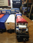 Vtg LIONEL SPIRIT OF 76 O GAUGE Locomotive and Freight Car Set 6 Railroad Train