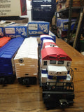 Vtg LIONEL SPIRIT OF 76 O GAUGE Locomotive and Freight Car Set 6 Railroad Train