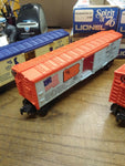 Vtg LIONEL SPIRIT OF 76 O GAUGE Locomotive and Freight Car Set 6 Railroad Train