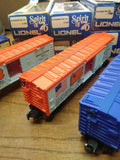 Vtg LIONEL SPIRIT OF 76 O GAUGE Locomotive and Freight Car Set 6 Railroad Train