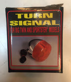 Harley Sportster FXR 73-84 Turn Signal Lamp Light Chrome Amber Turning Super XL