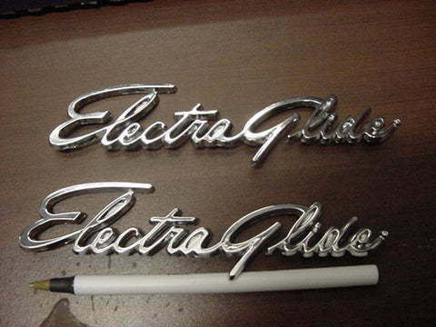 Electra Glide Emblems Front Fender Trim FLH Shovelhead Pan Harley NOS 59196-65